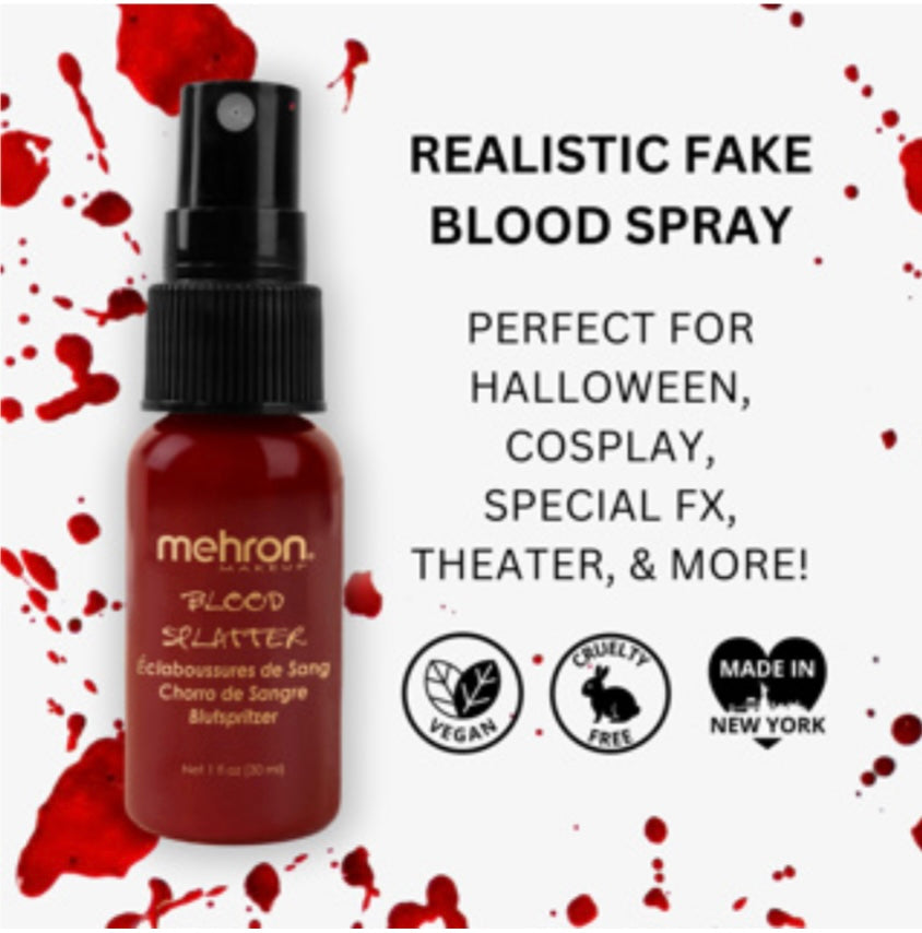 Blood Splatter Pump Bottle 30mls