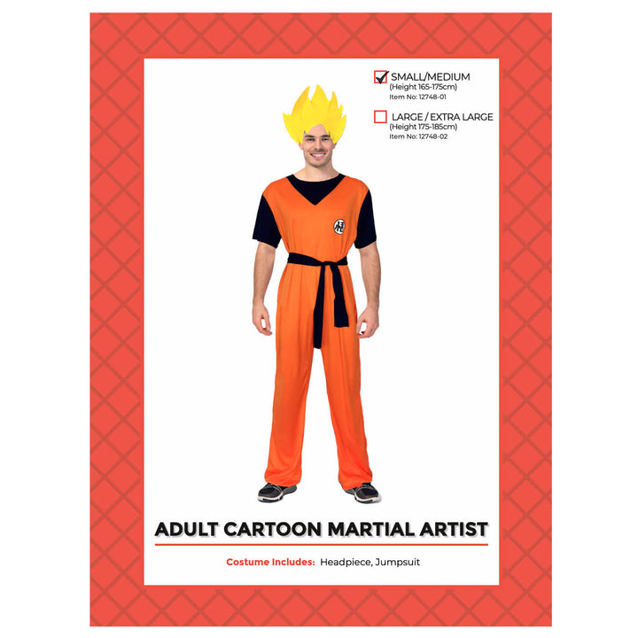 Cartoon Martial Artist Costume