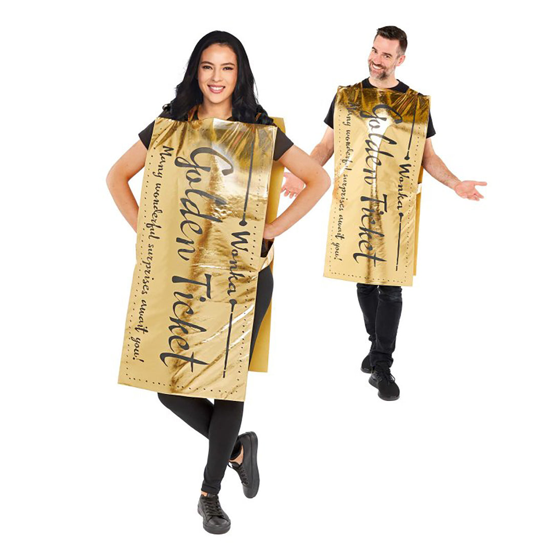 Charlie & The Chocolate Factory Golden Ticket Costume