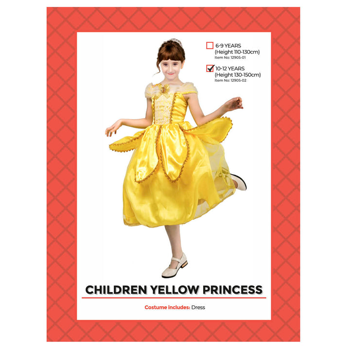 Child Yellow Princess Costume
