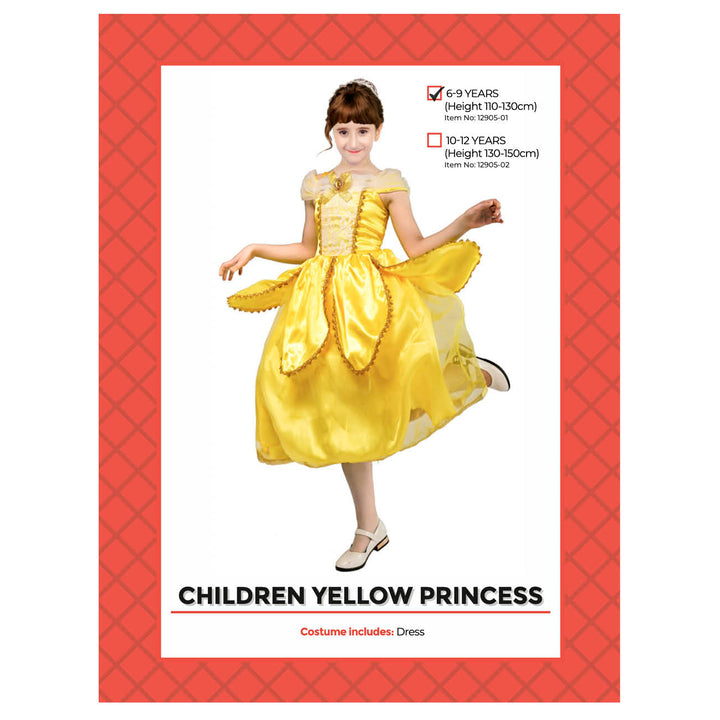 Child Yellow Princess Costume