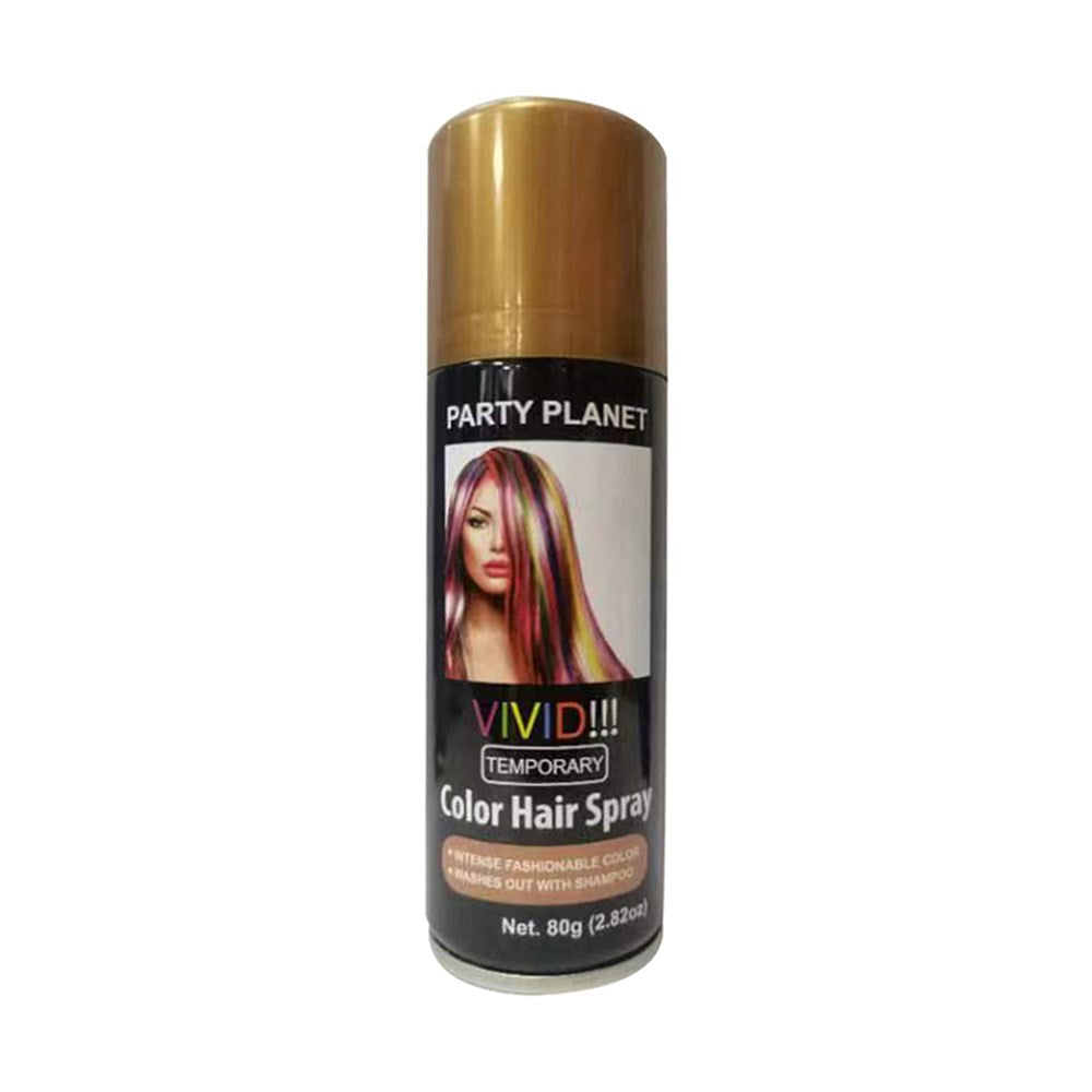 Coloured Hair Spray - Gold