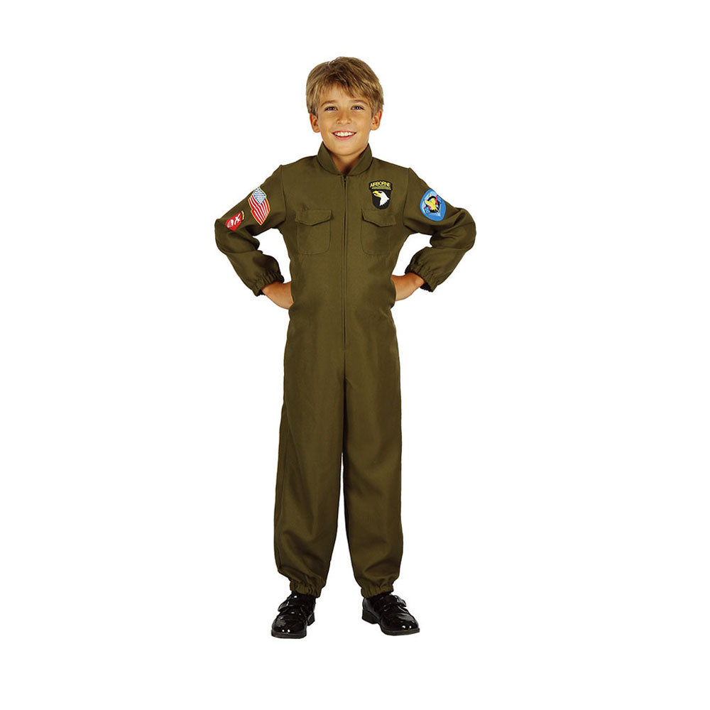 Combat Pilot Kids Costume