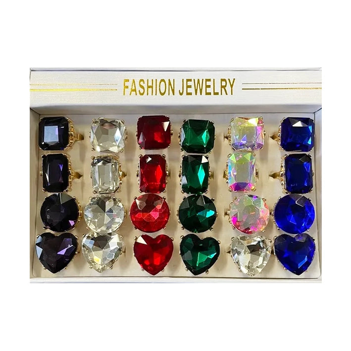 Costume Rectangular Rings Costume Jewel Rings – Sydney Costume Shop