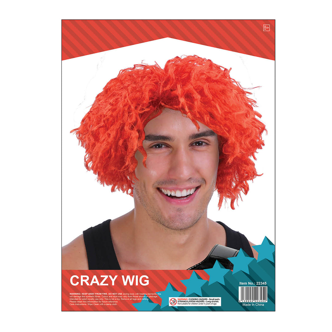 Crazy Red Wig