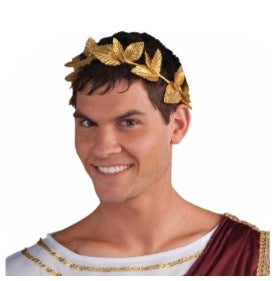 Roman Gold Leaf Wreath Headpiece