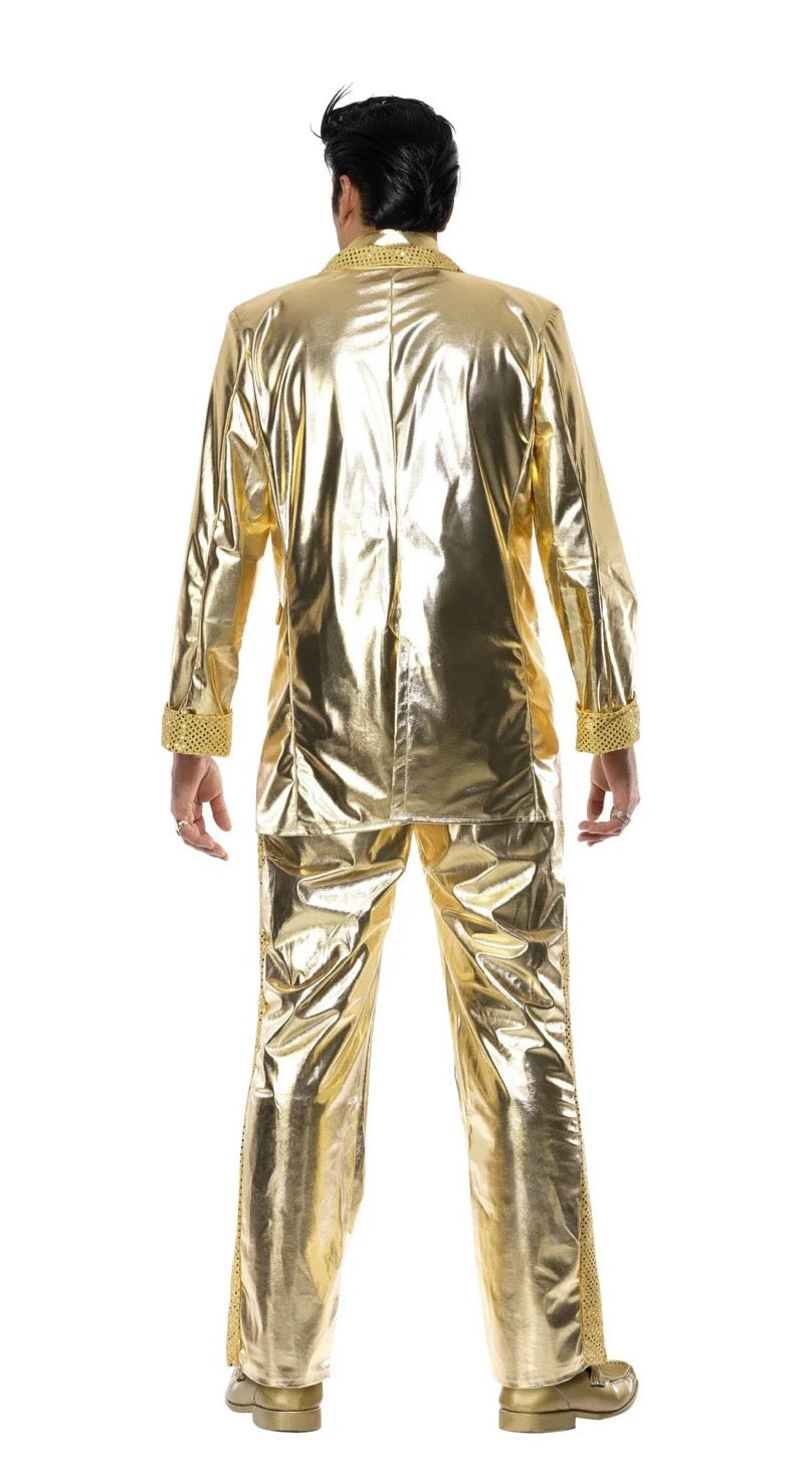 Gold Elvis King Costume