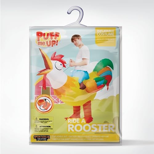 Adult Deluxe Inflatable Ride A Roster Costume