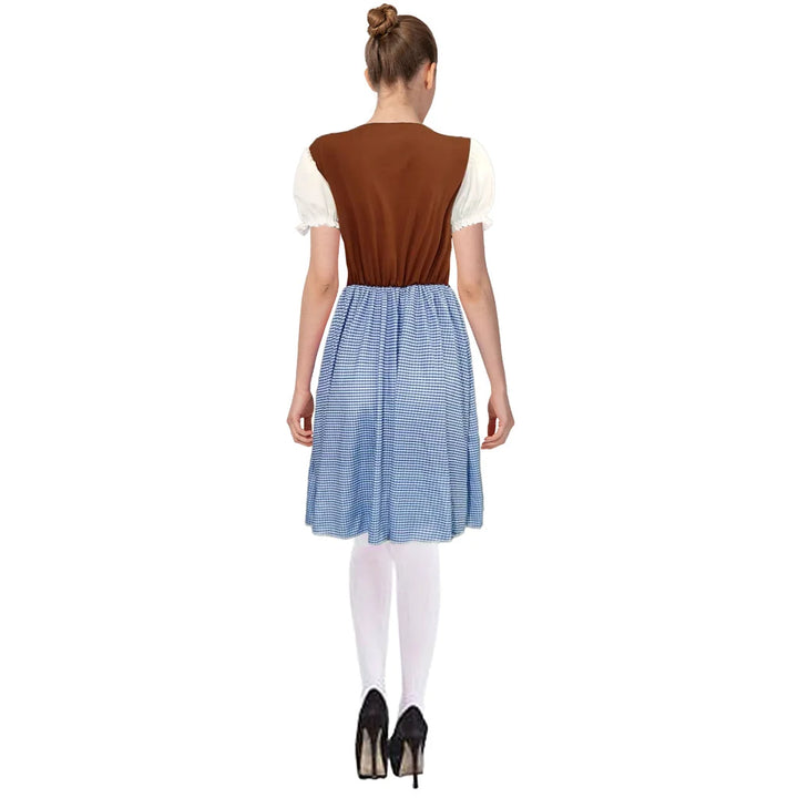 Adult Beer Girl Blue Costume