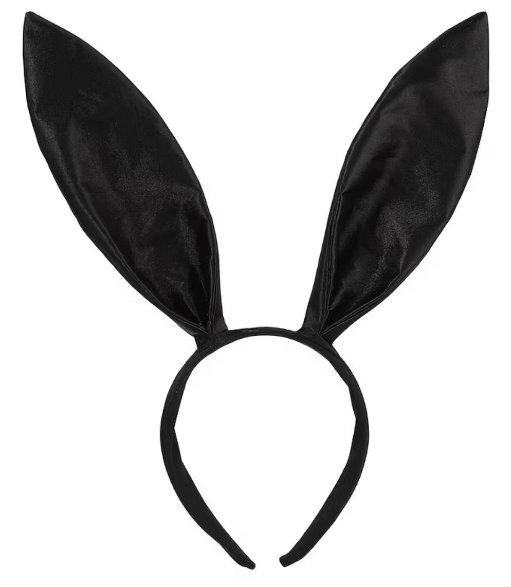 Black Bunny Ears Headband