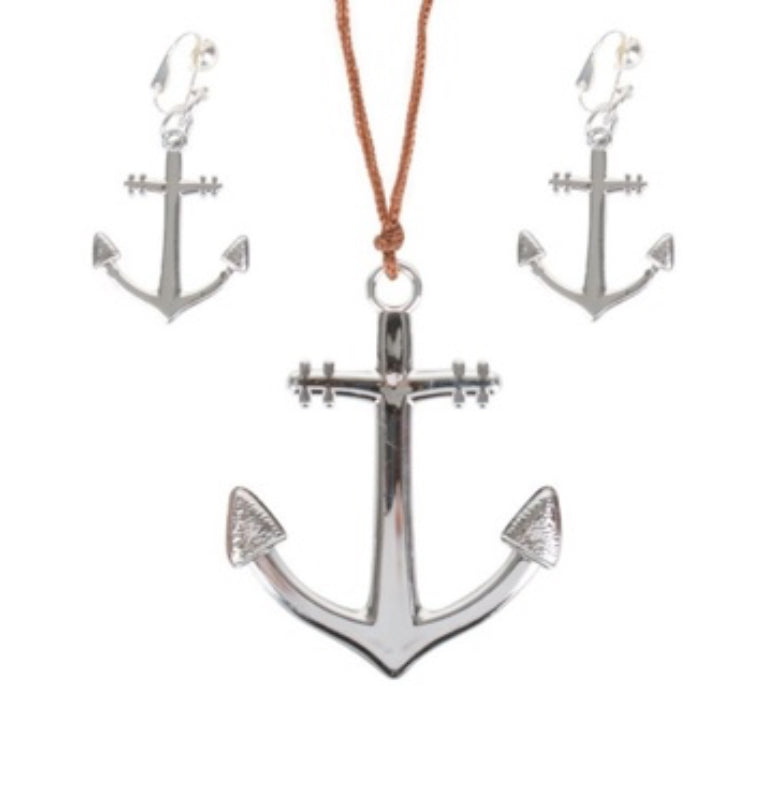 Necklace & Earrings Anchor