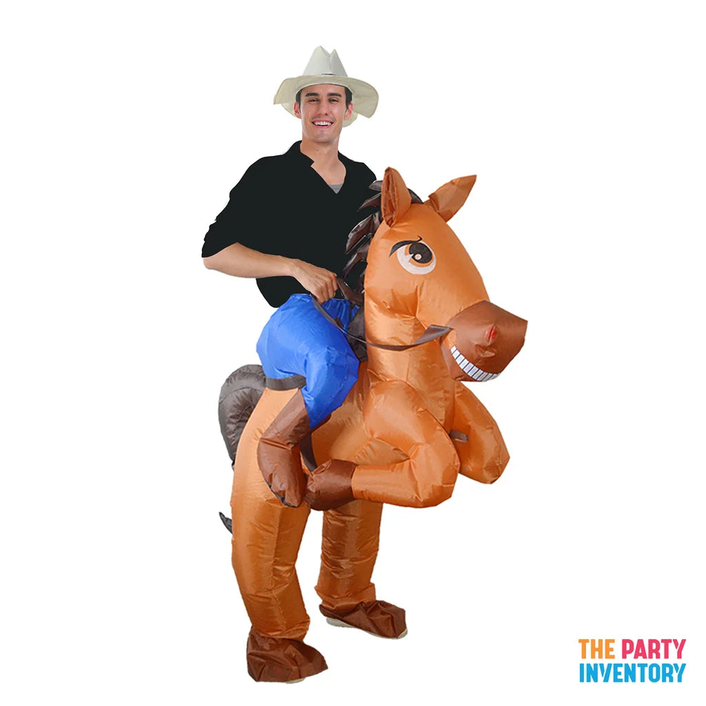 Adult Inflatable Horse Riding Costume