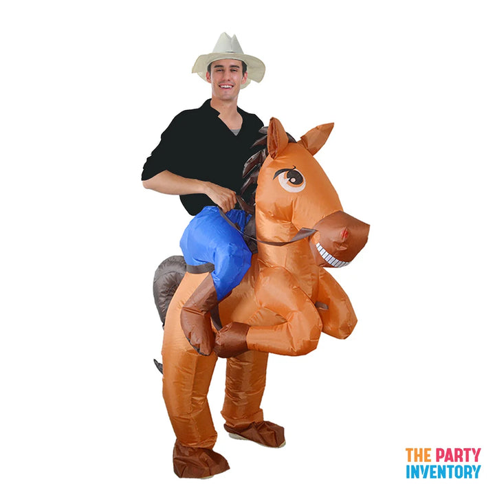 Adult Inflatable Horse Riding Costume