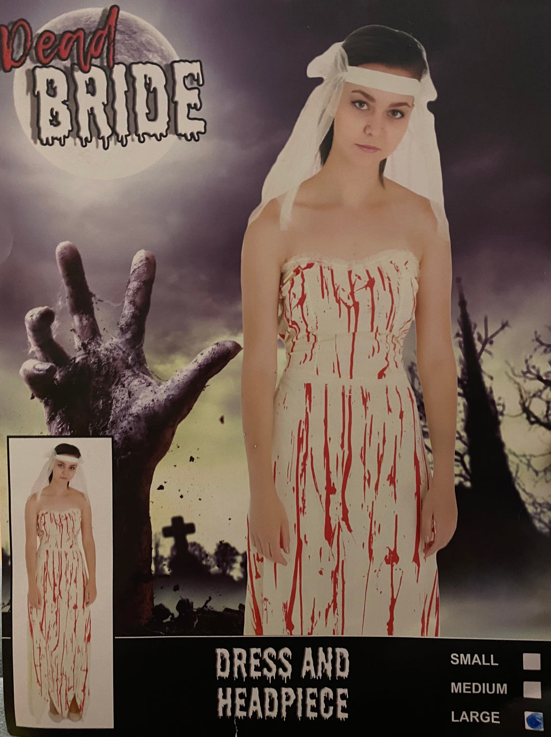 Dead Bride Blood Costume