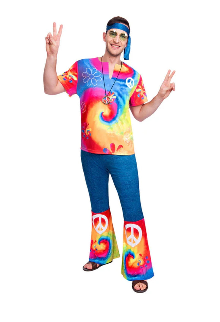 60s 70s Free Spirit Hippie Man Costume