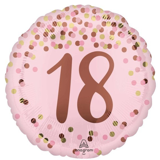 18 Pretty Pink Foil Balloon