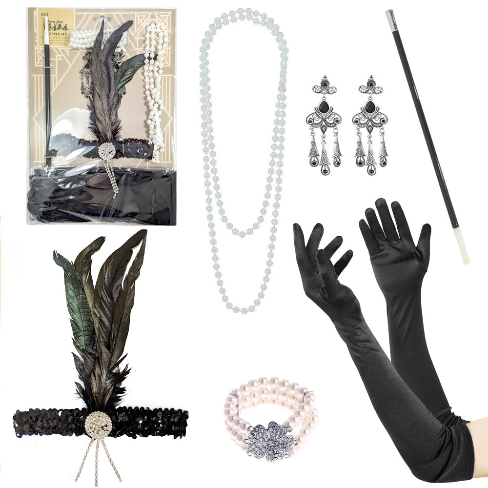 Deluxe Glamour Flapper Set