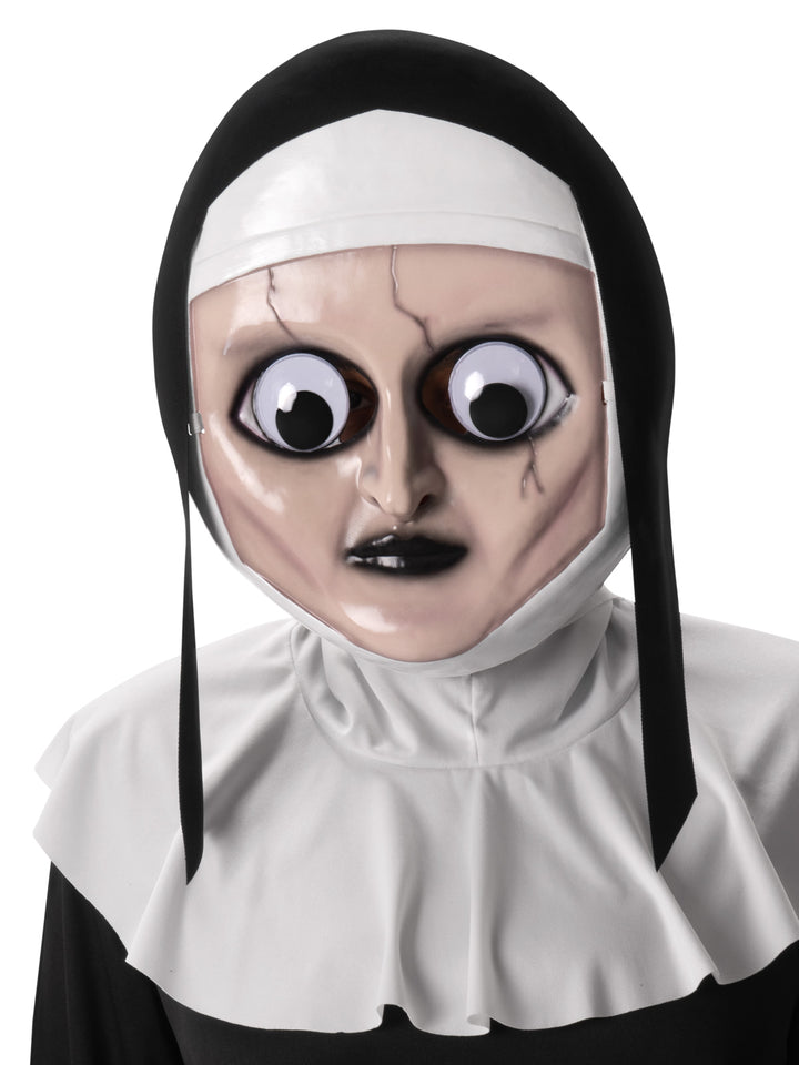Adult Googly Nun Mask