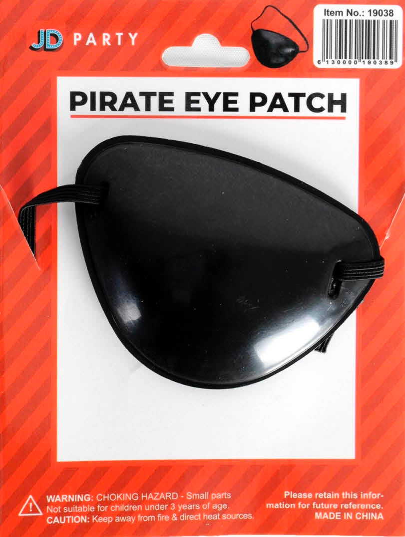 Black Pirate Eye Patch
