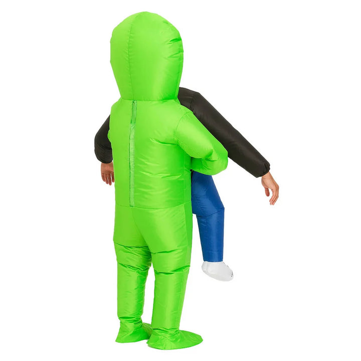 Inflatable Children’s Abduction Green Alien Costume