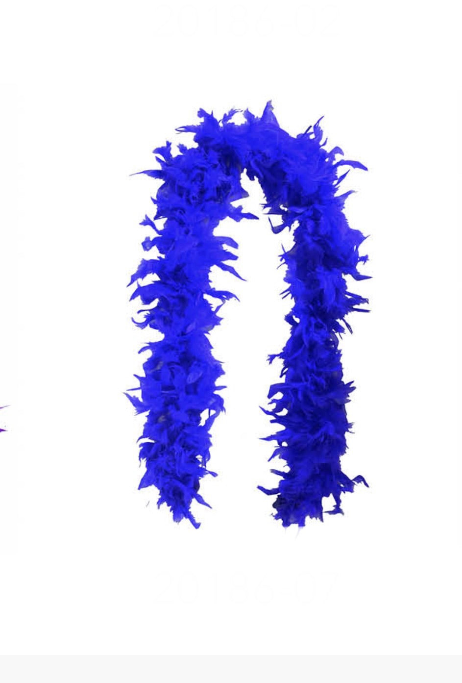 Feather Boa - Blue