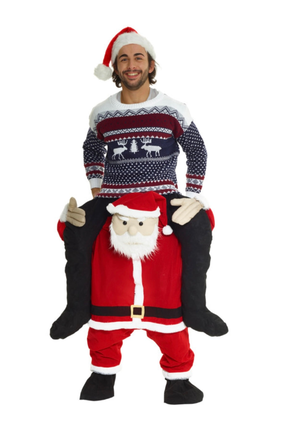 Santa Piggyback