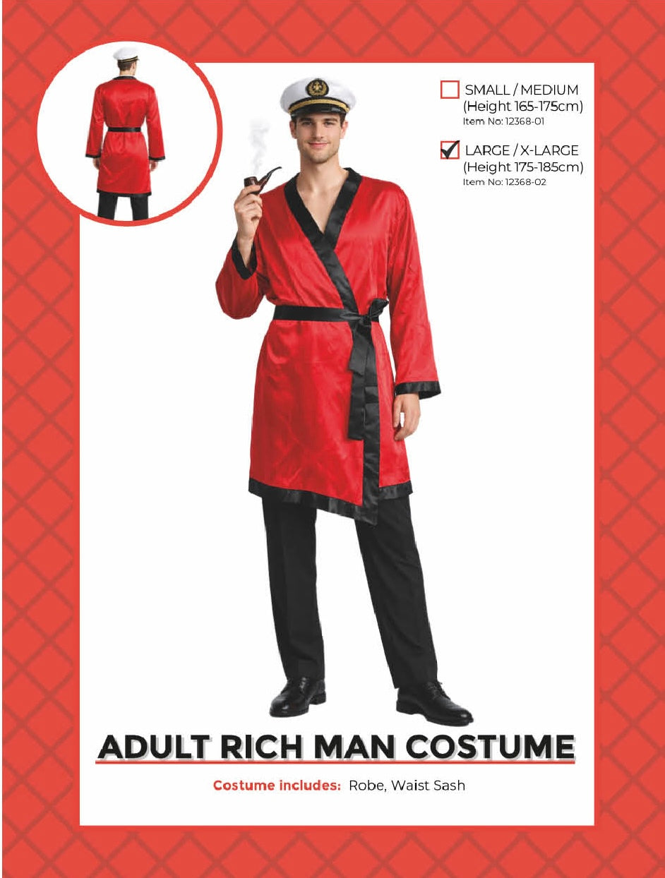 Hugh Hefner Smoking Jacket Costume