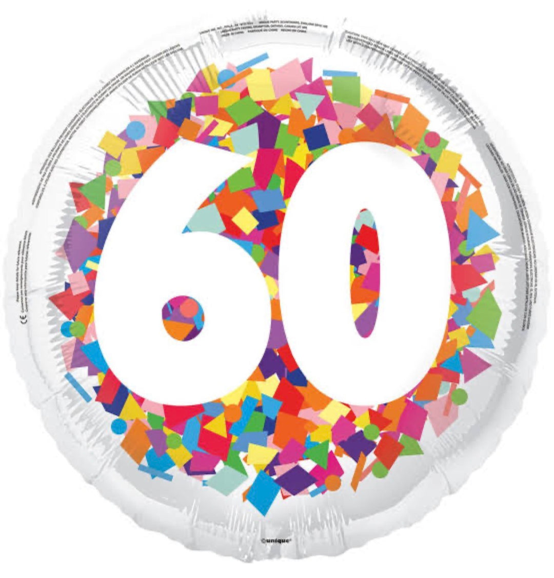 Celebration 60th Foil Balloon