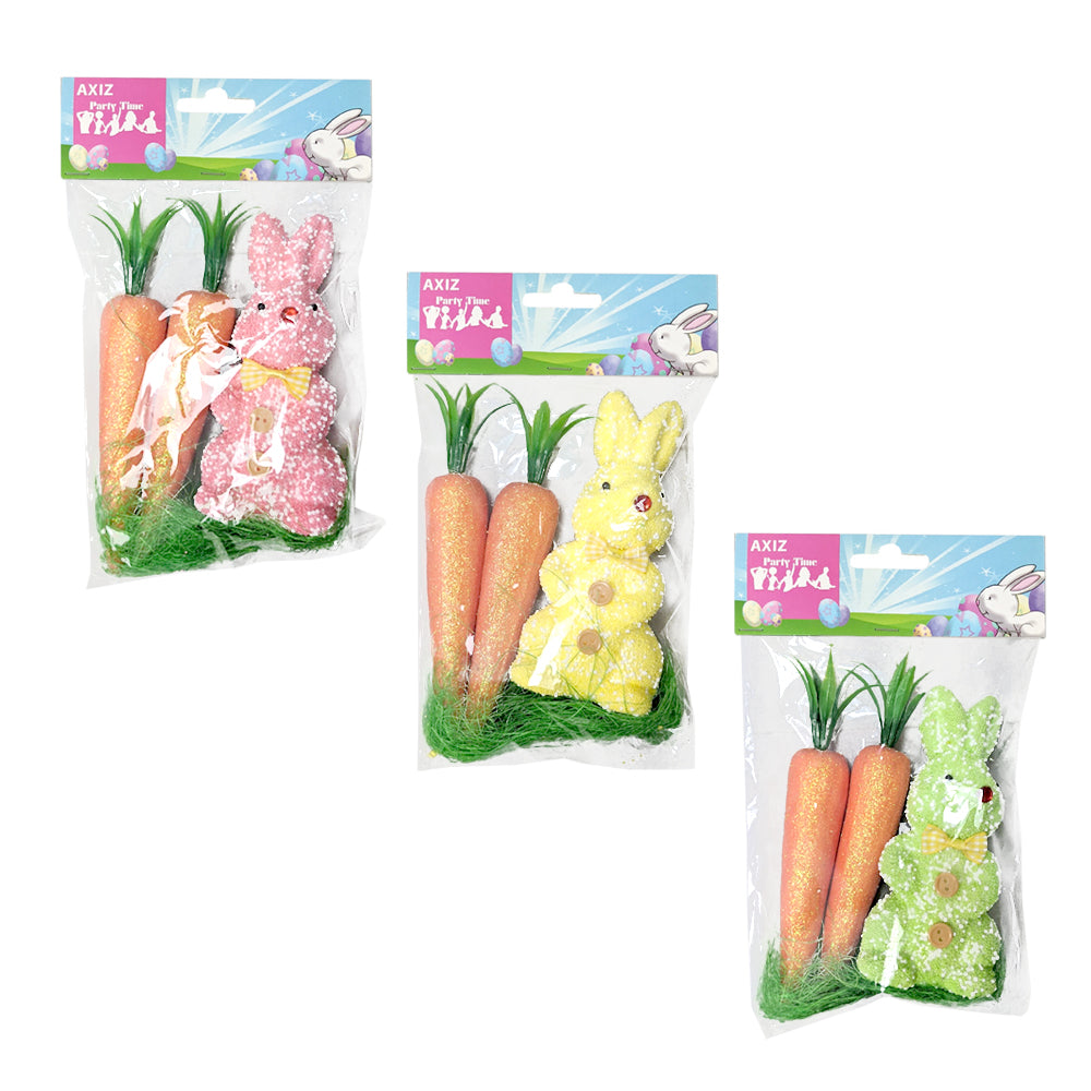 Easter Rabbit & Glitter Carrots Pack