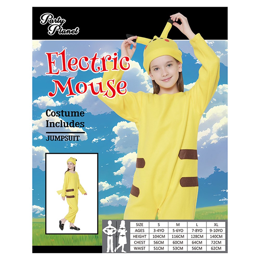 Electric Mouse Child Costume