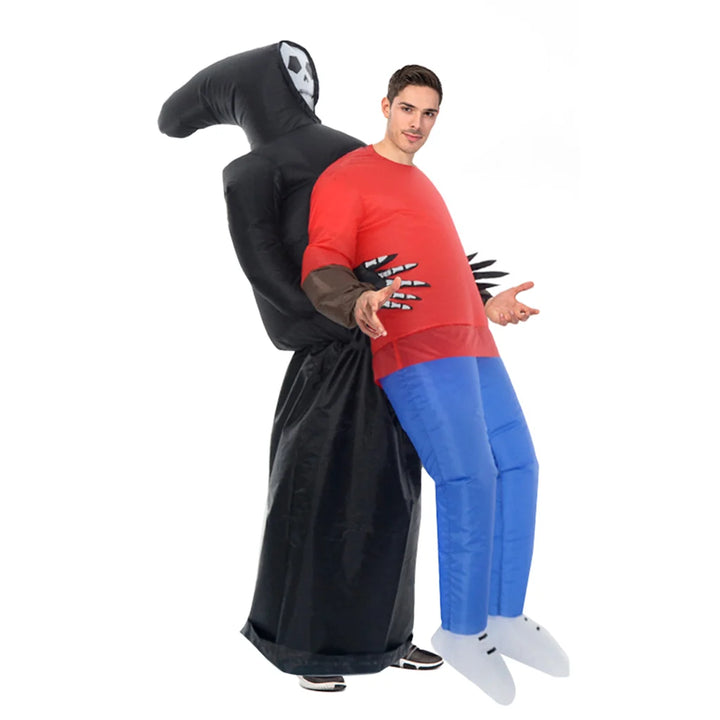 Inflatable Adult Abduction Grim Reaper Costume