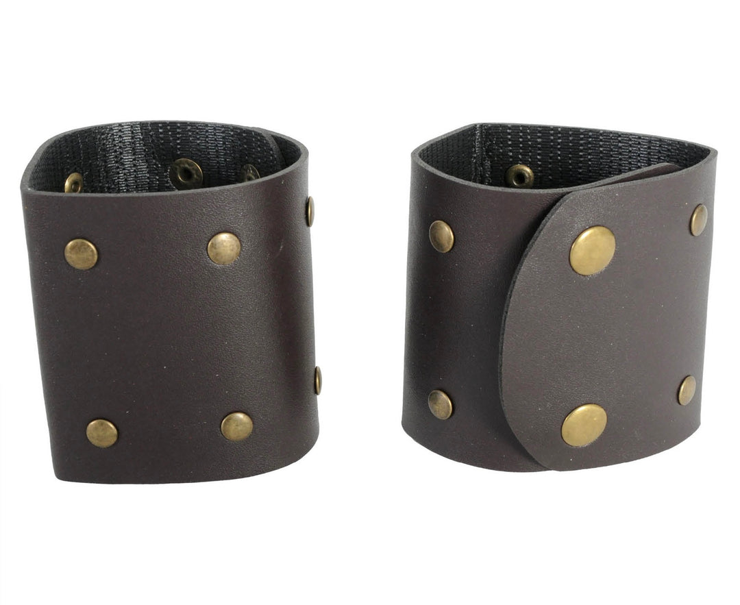 Leather look alike WristBand Cuffs