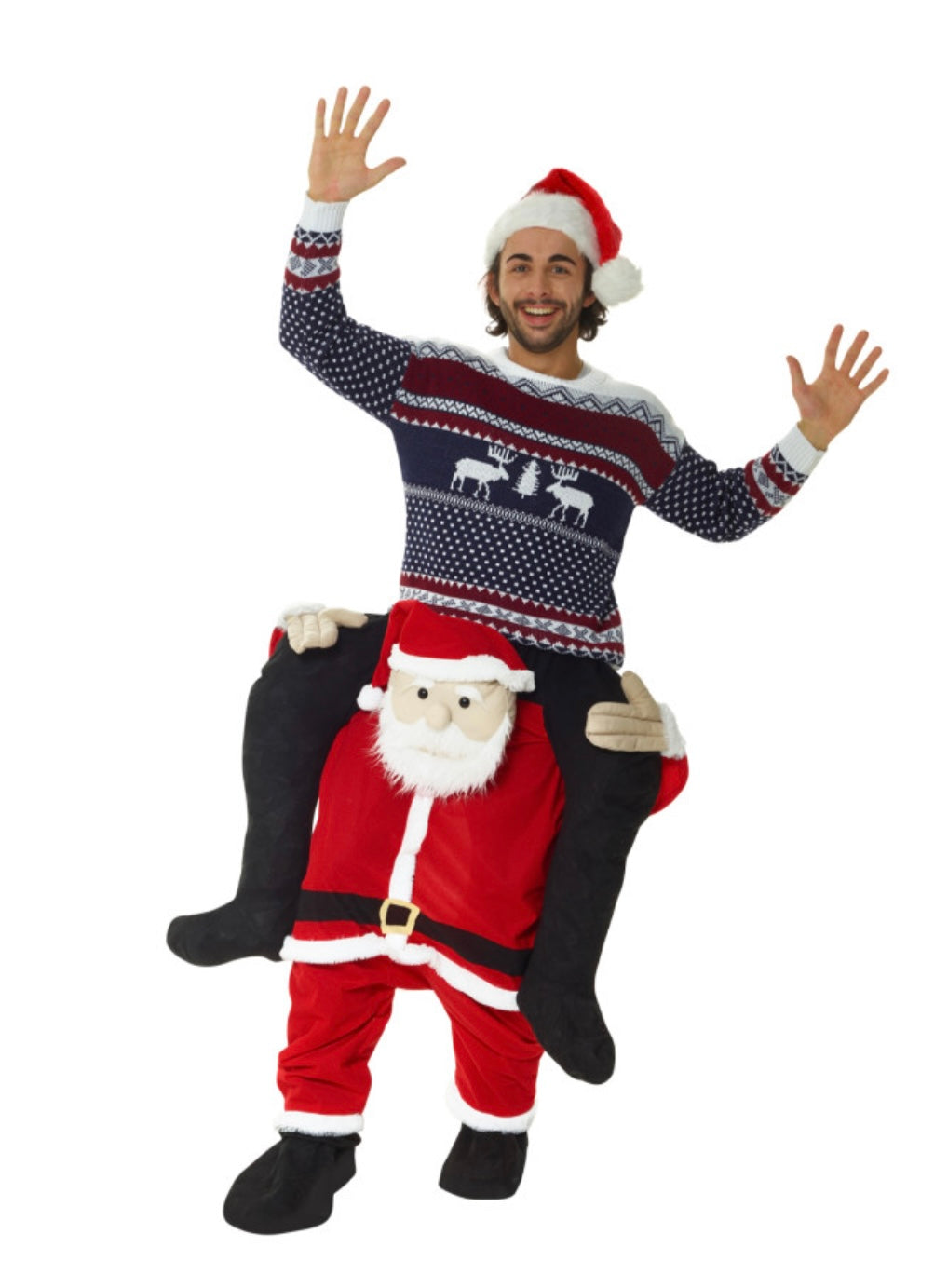 Santa Piggyback
