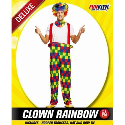Circus Rainbow Clown Costume