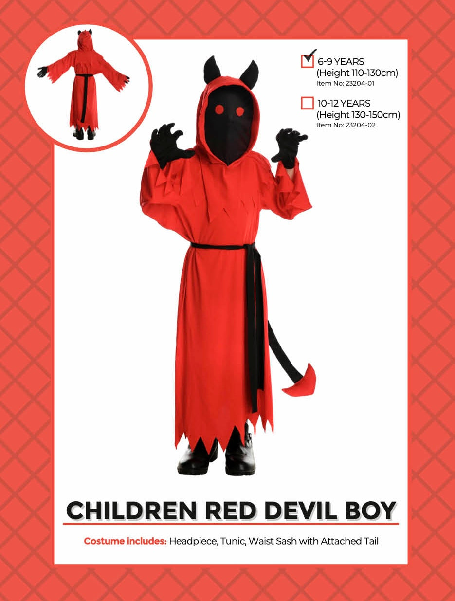 Children Devil Costume