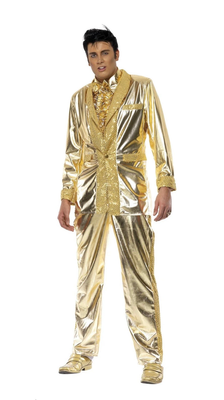 Gold Elvis King Costume