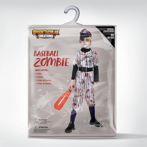 Child Baseball Zombie Costume