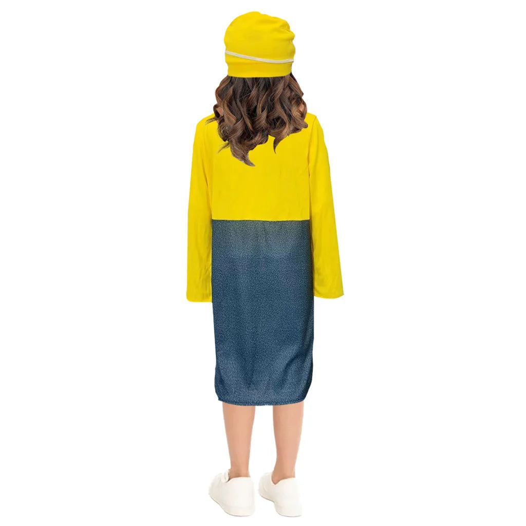 Yellow Worker Girl Minion Costume
