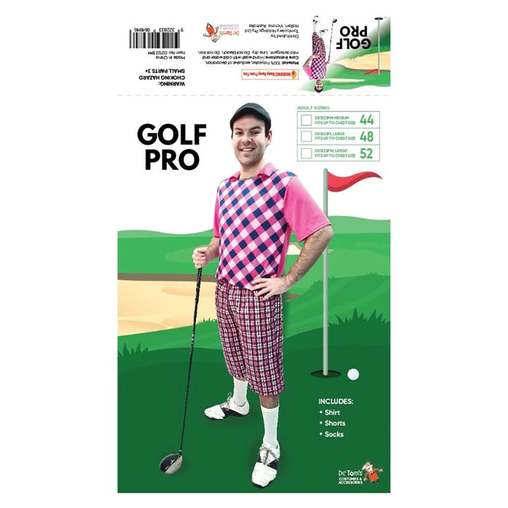 Golf Pro Costume - Pink