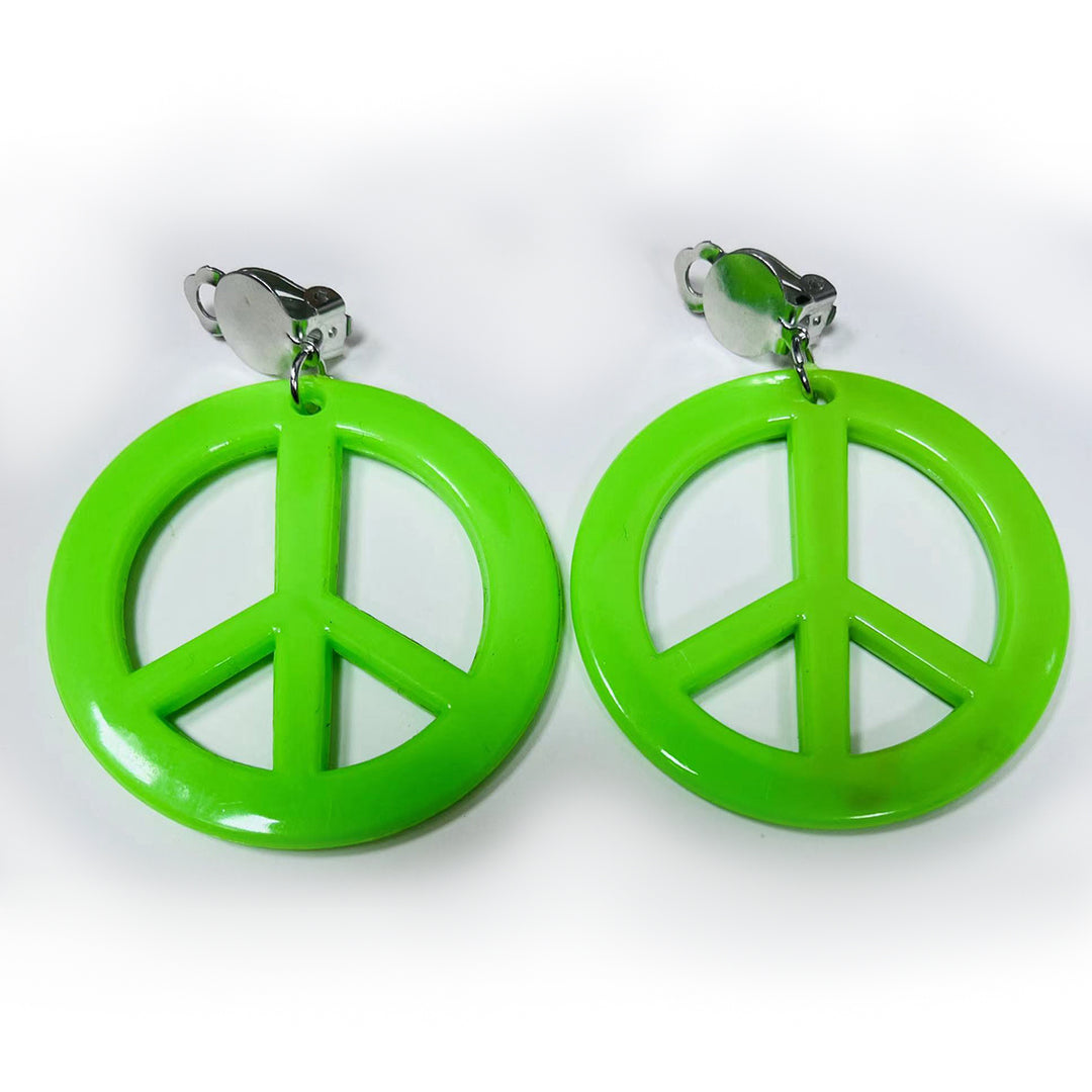 Green Peace Earrings