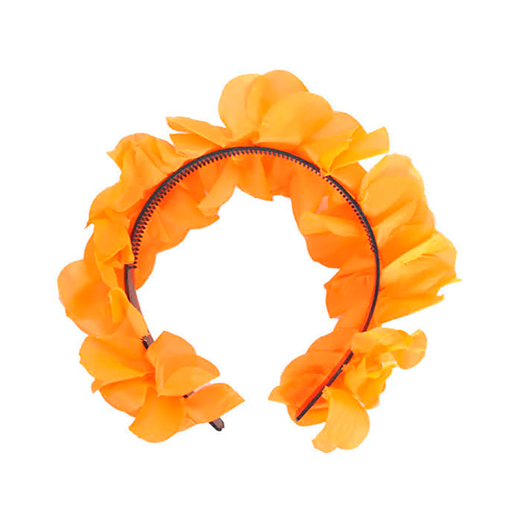 Hawaiian Flower Headband - Orange