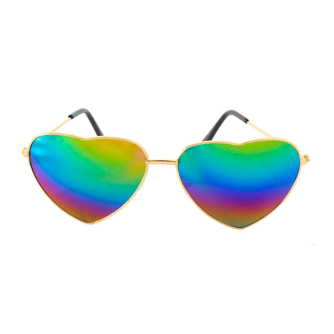 Heart Glasses - Rainbow