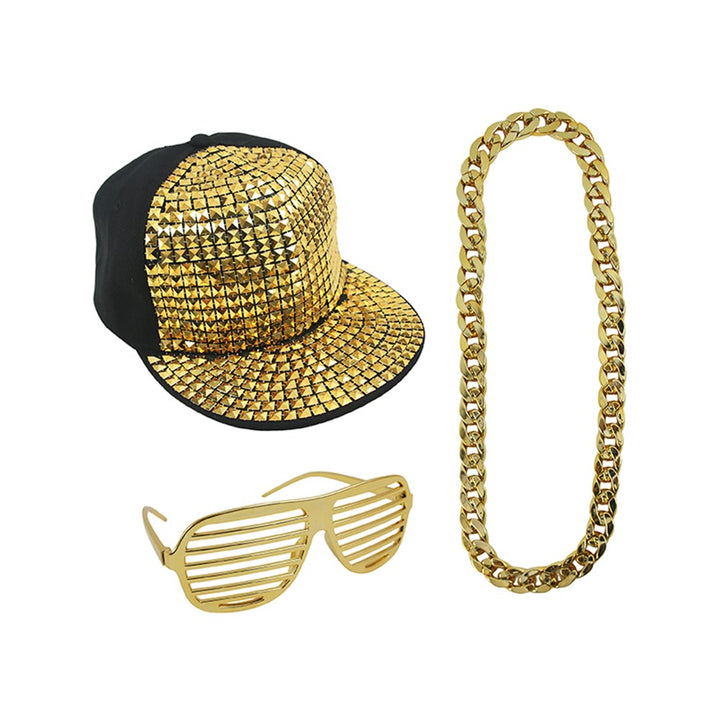 Hip Hop Instant Rapper Accessories Set