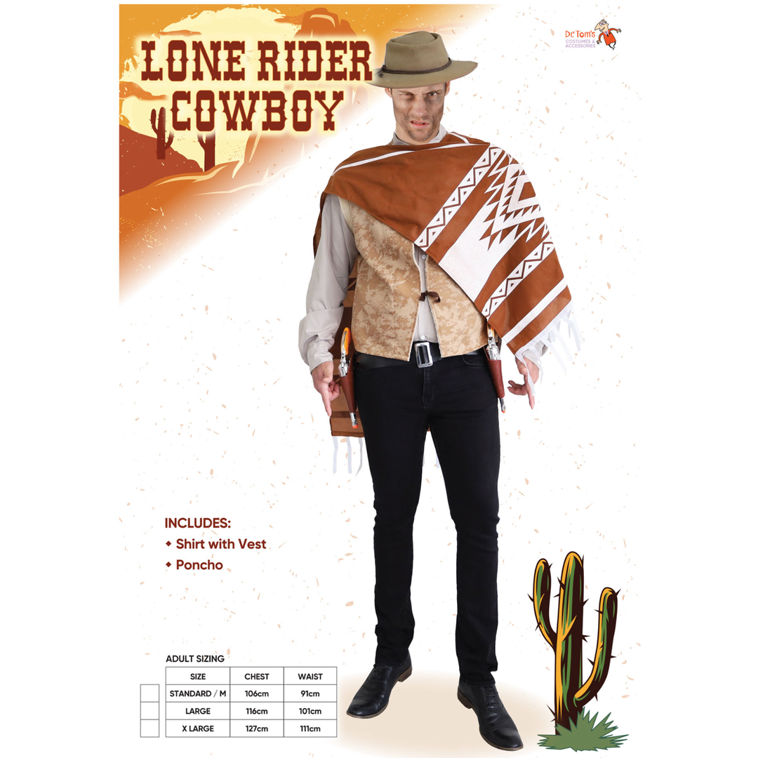 Lone Rider Cowboy Costume