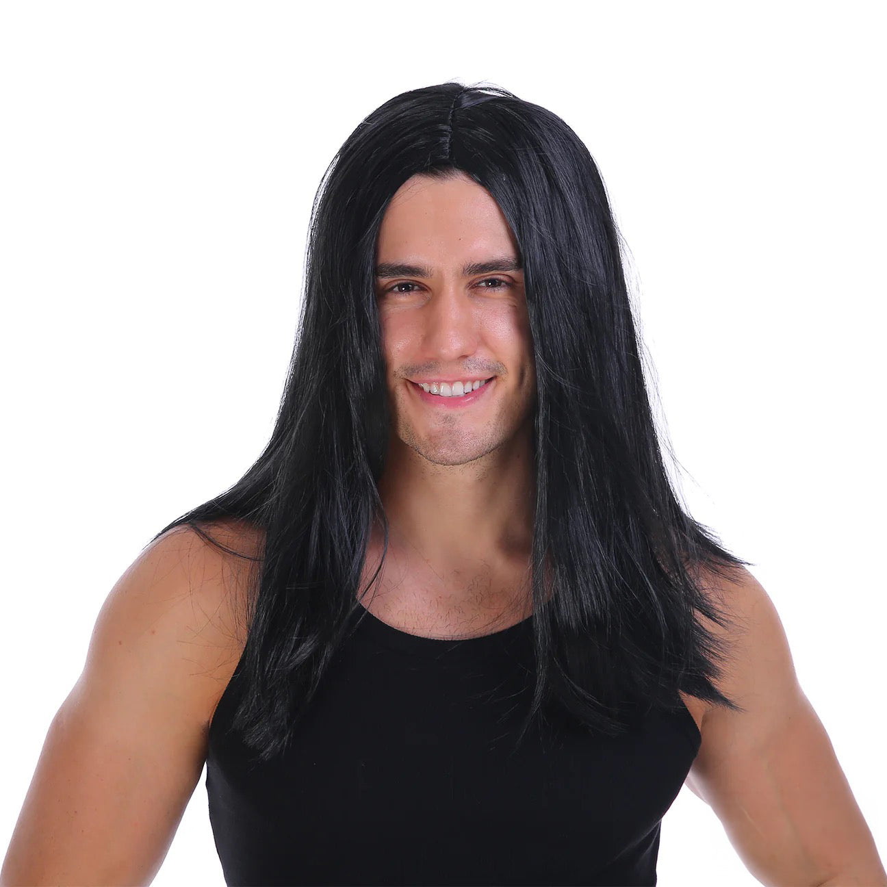 mens-long-hair-wig-black-sydney-costume-shop