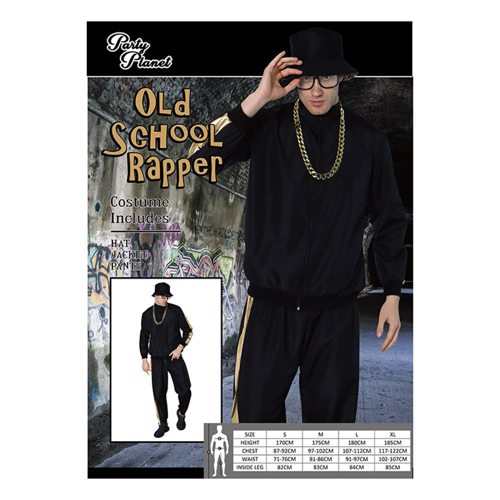 Old School Rapper Tracksuit Costume – Sydney Costume Shop