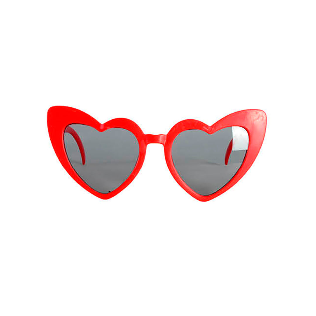 Party Glasses Red Hearts