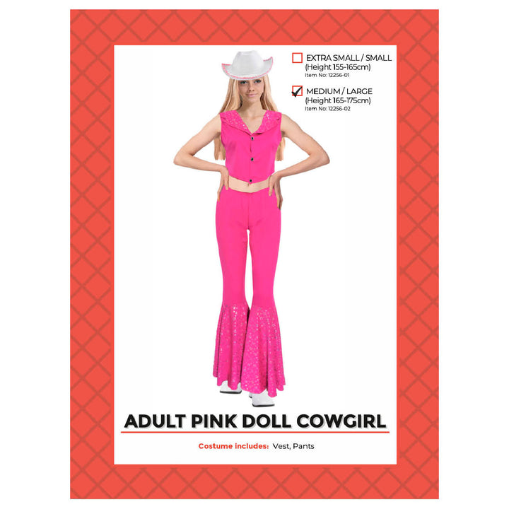 Pink Doll Cowgirl Costume