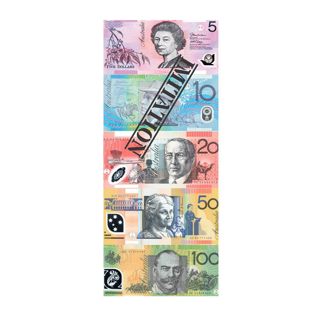 Souvenir Money Note Pad - Mixed Notes