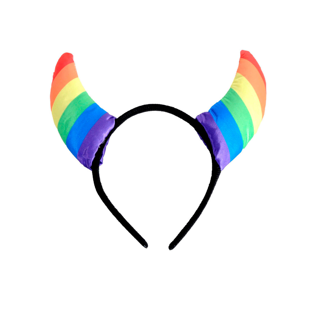 Rainbow Devil Headband